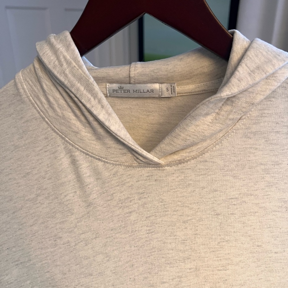 Peter Millar Light Gray Hoodie